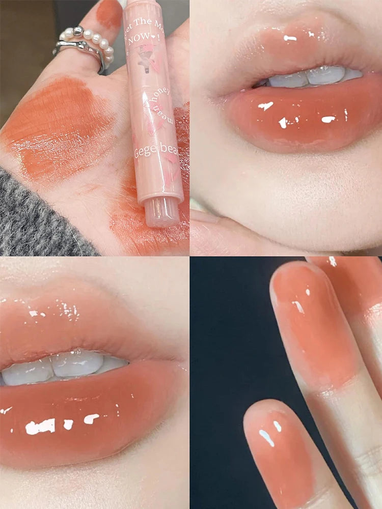 Glittering Jelly Heart-Shaped Lipstick