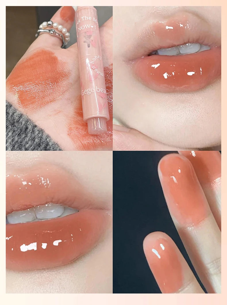 Glittering Jelly Heart-Shaped Lipstick